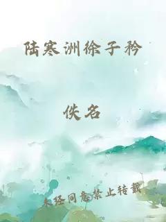 陆寒洲徐子矜